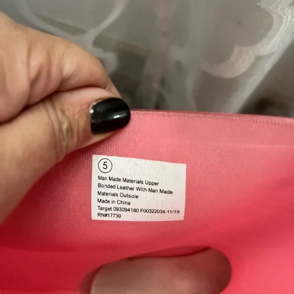 Vibrant iridescent Pink Rain Boots - Picture 6 of 6